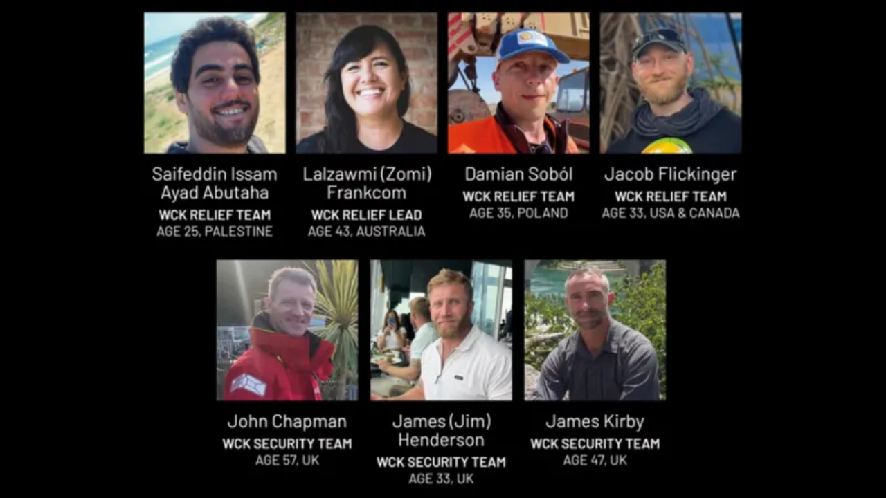 Who Were The 7 Aid Workers With World Central Kitchen Killed In Gaza?