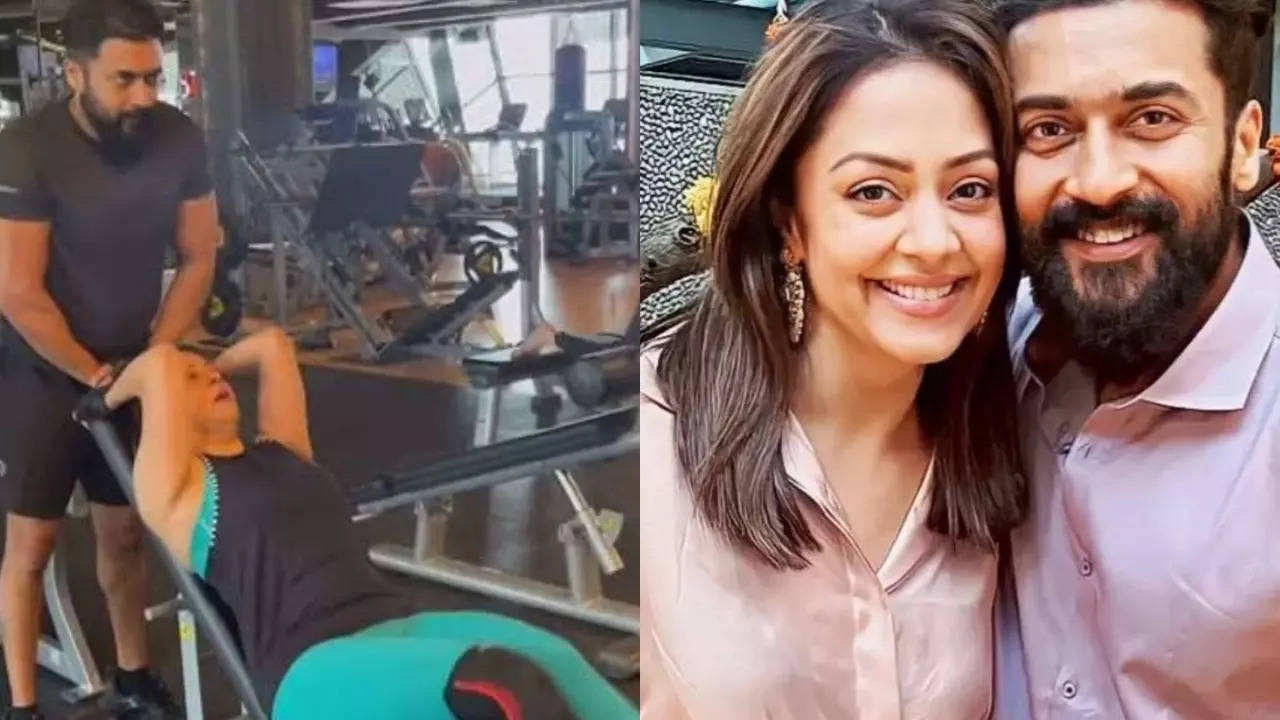 Suriya and Jyotika Hit The Gym