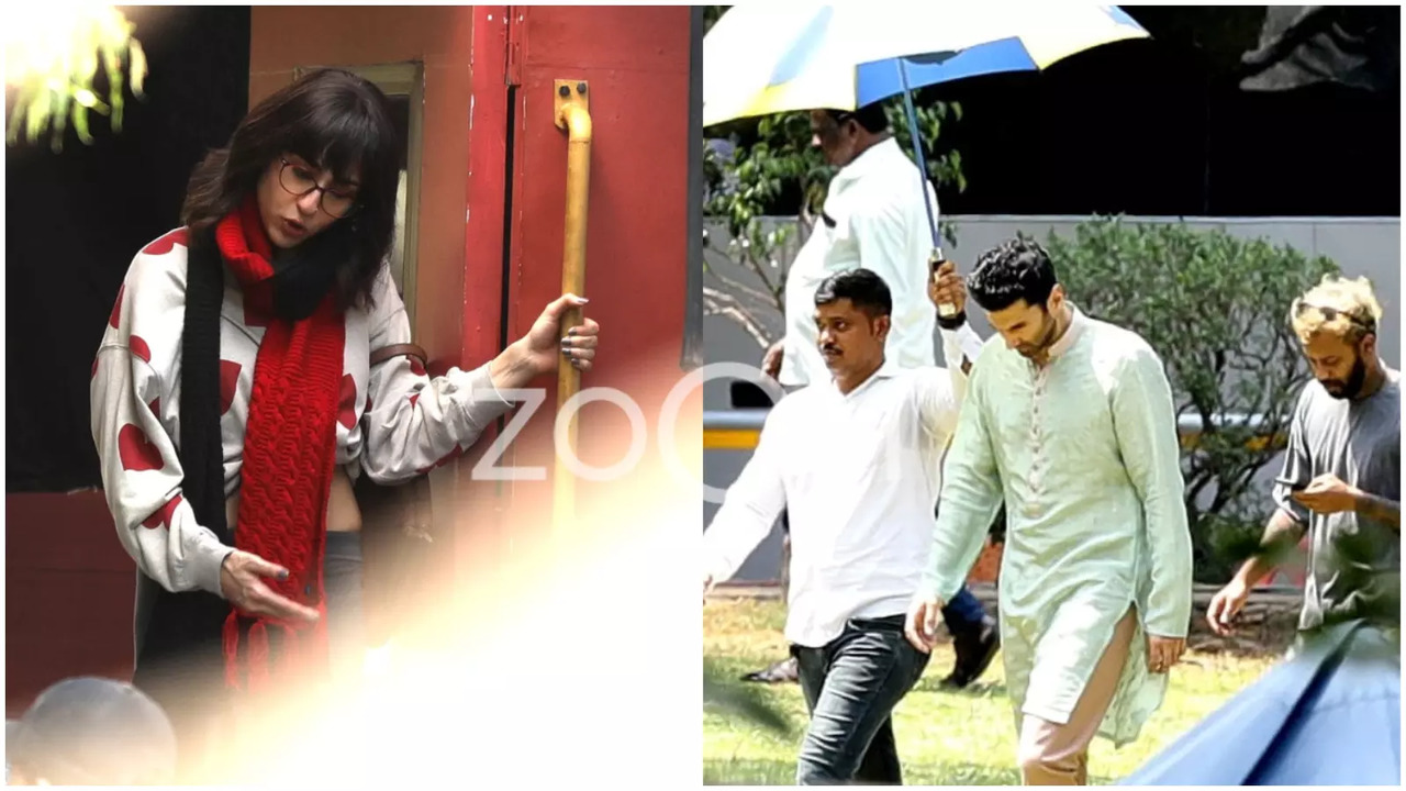 Aditya Roy Kapur and Sara Ali Khan at Metro In Dino Sets