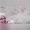 Watch Woman Takes Selfie With Powerful Waves Of Tsunami Netizens Is Concerned