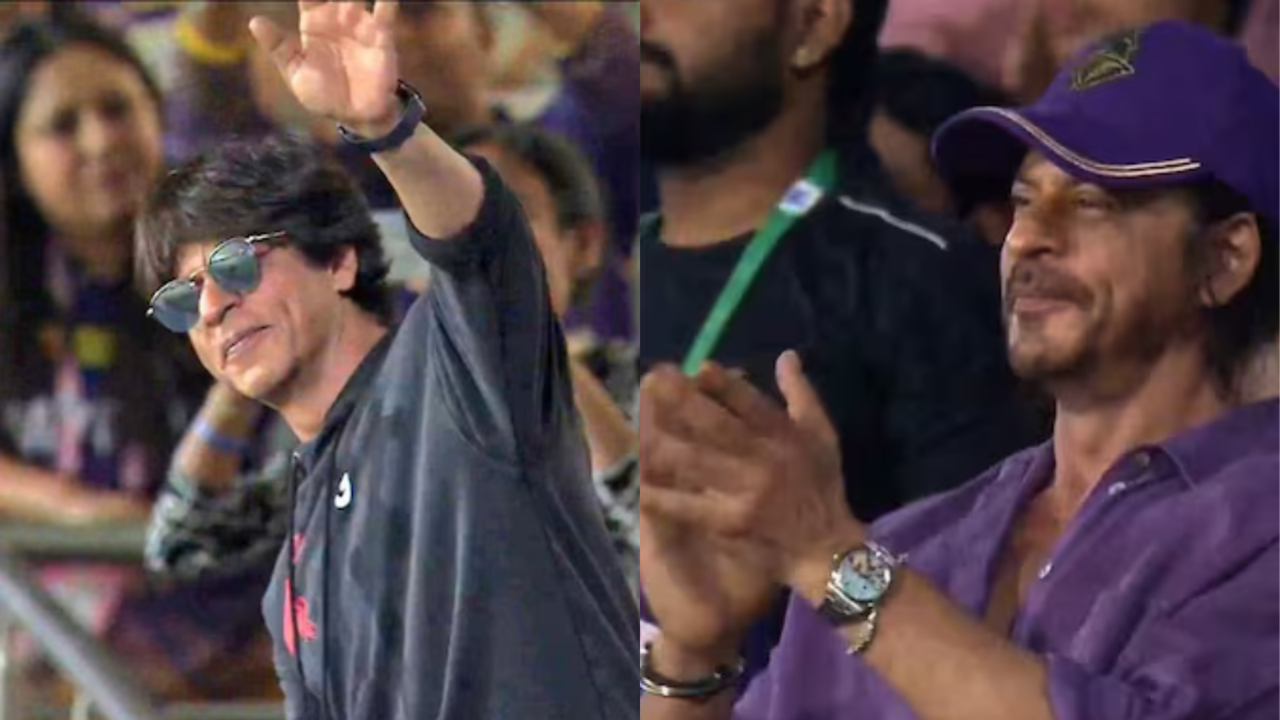 Shah Rukh Khan Turns Cheerleader For Team At KKR Vs DC Match, Gives Standing Ovation To Sunil Narine