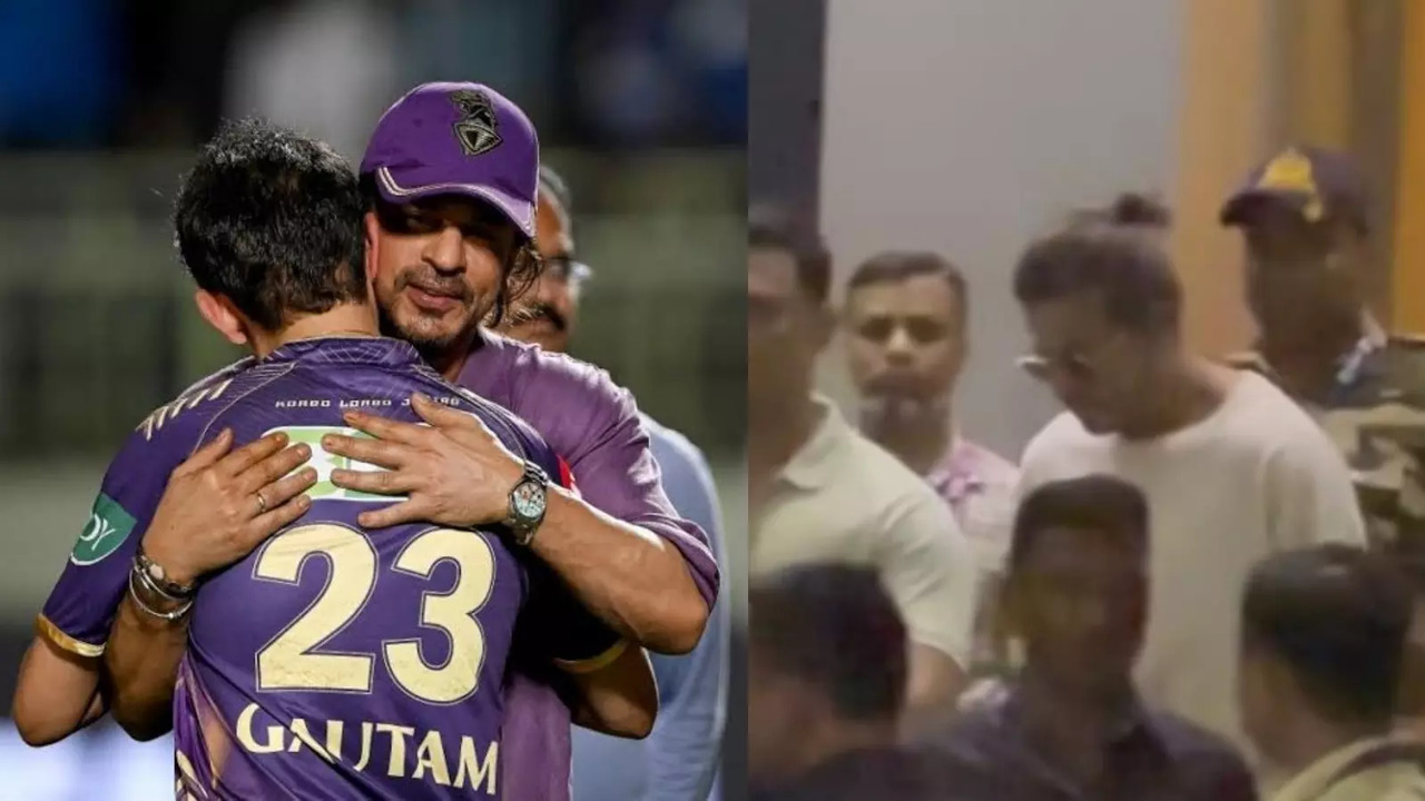 Shah Rukh Khan Flaunts Ponytail As He Is Back In Mumbai After KKR's Big Win Against DC In Vizag