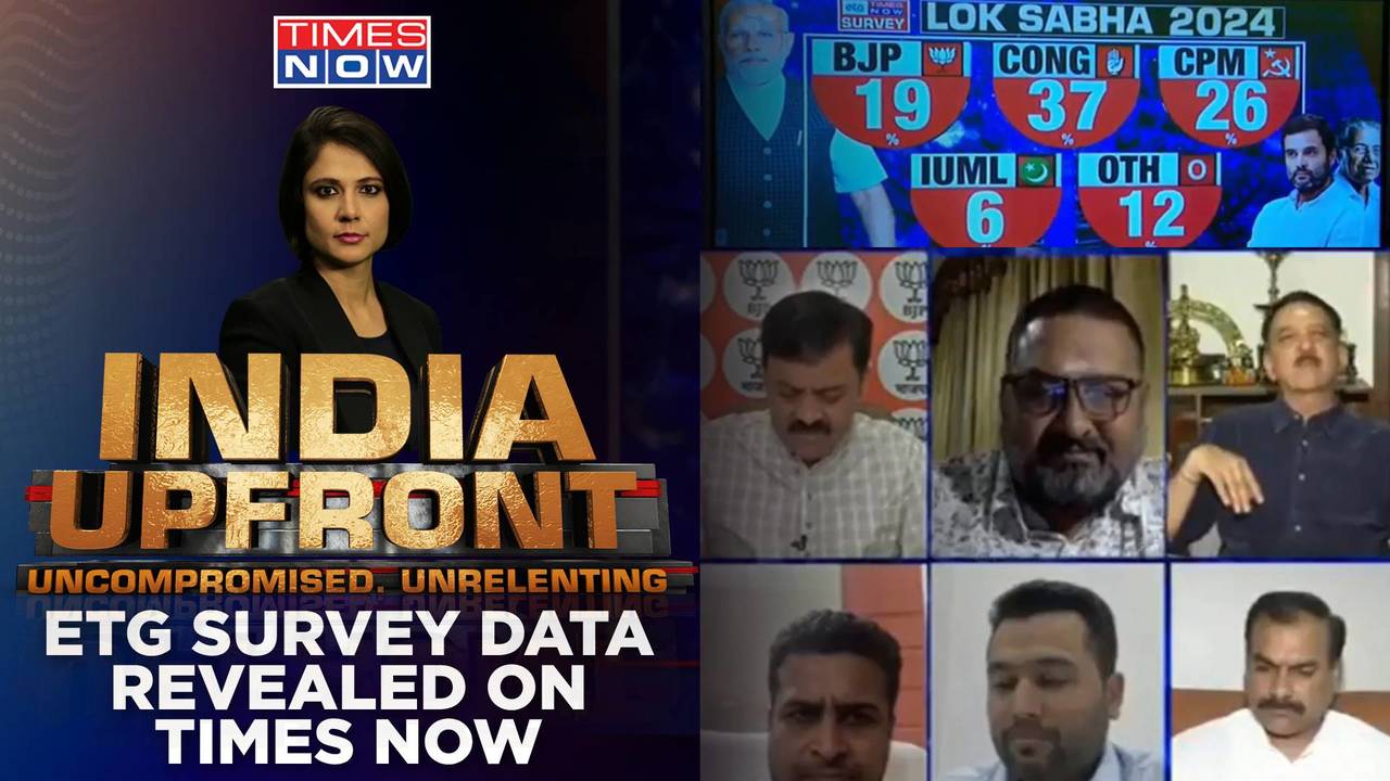 ETG Survey Data Revealed On Times Now - Who Will Emerge As The 2024 Election Winner? | India Upfront | Times Now