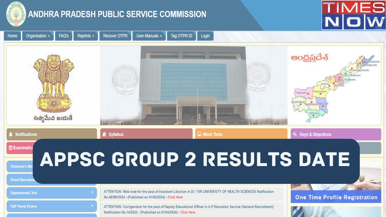 APPSC Group 2 Results Date Highlights APPSC Group 2 Prelims Result Merit List Expected This Week on pscapgovinlogin Check Updates on Cut off link and more