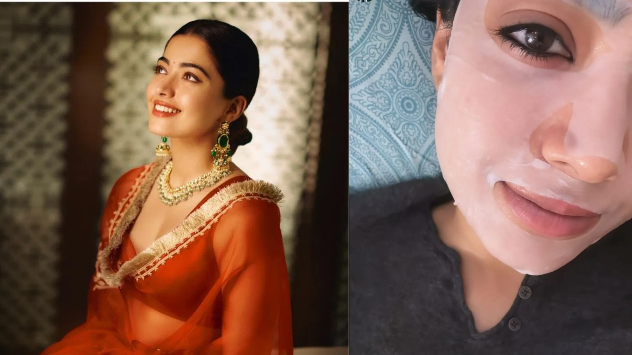 Rashmika Mandanna's sheet masks