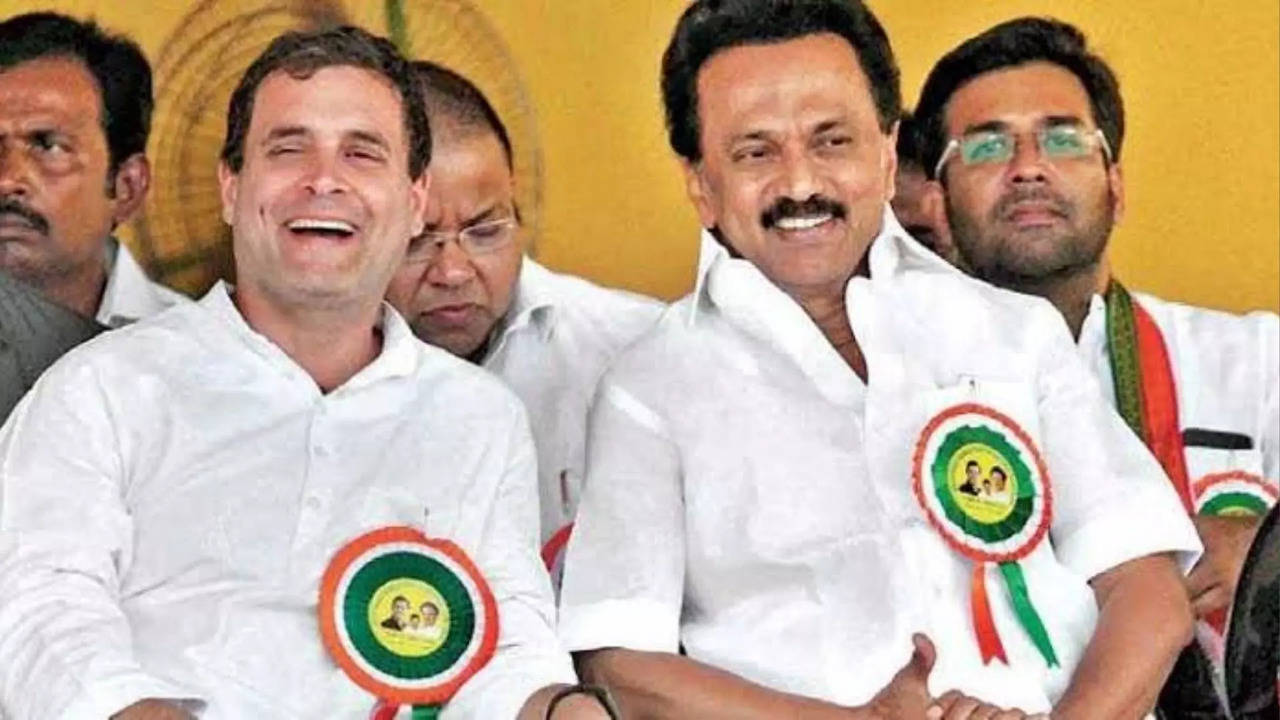 rahul gandhi with stalin