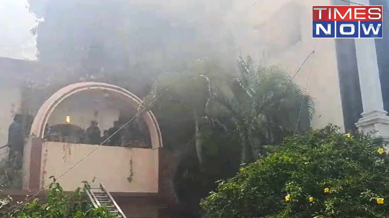 Fire Breaks Out in Building in Bengaluru's RT Nagar