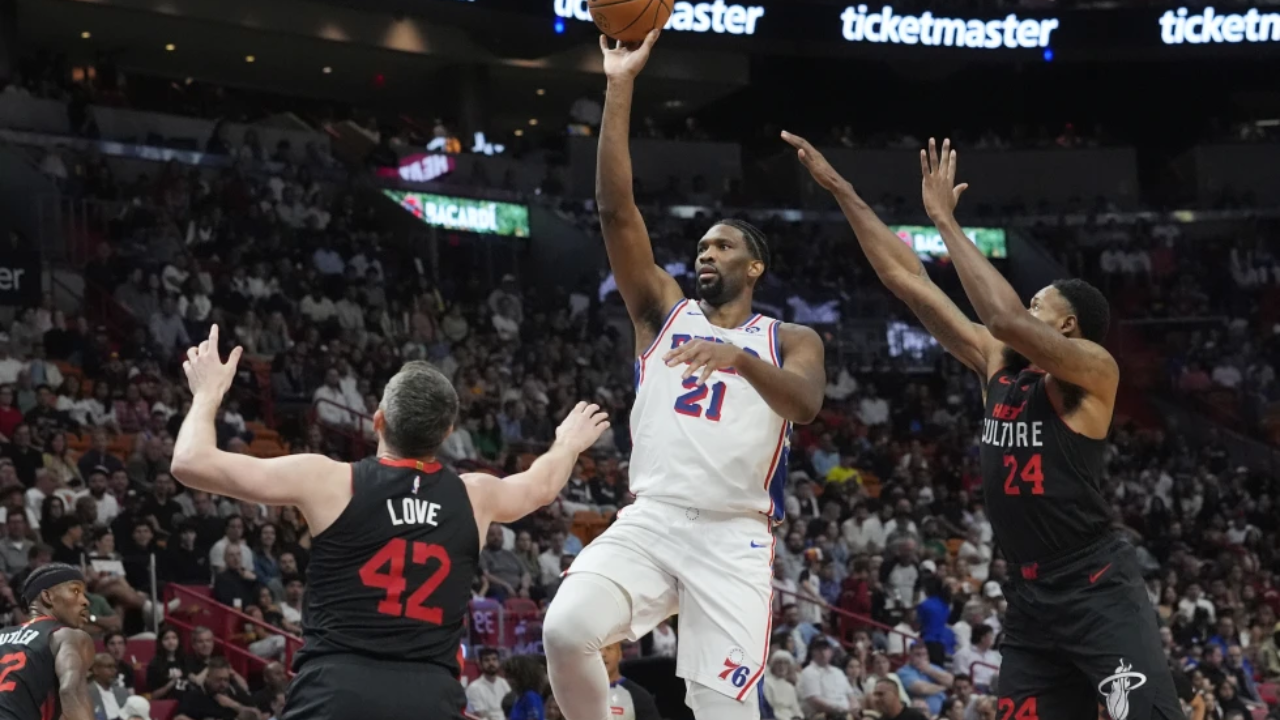 Joel Embiid against the OKC Thunder