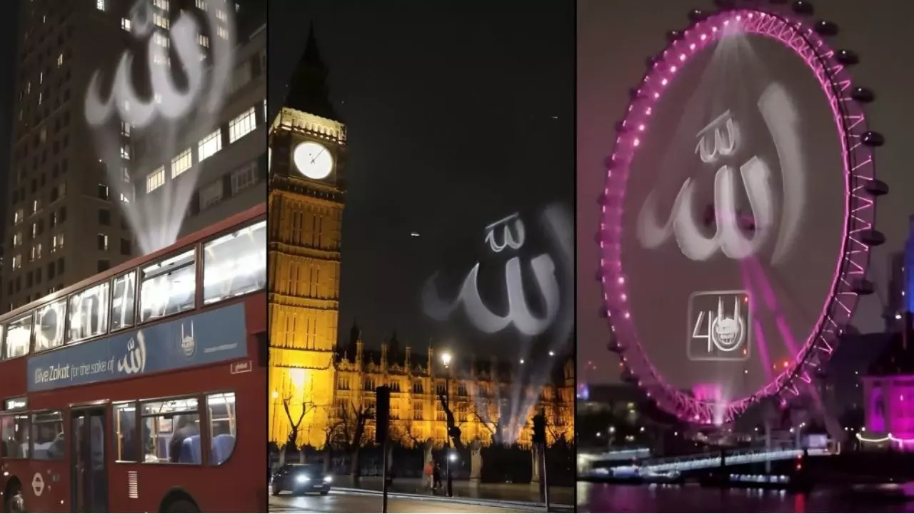 Islamic Symbols Display On London Eye Mark And Above UK Capital Buses During Ramadan? Truth Behind Viral Video