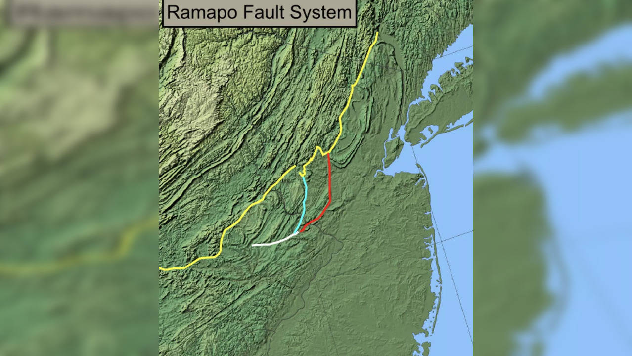 Ramapo Fault: Ramapo Fault Significance, Map: New Jersey And NYC 