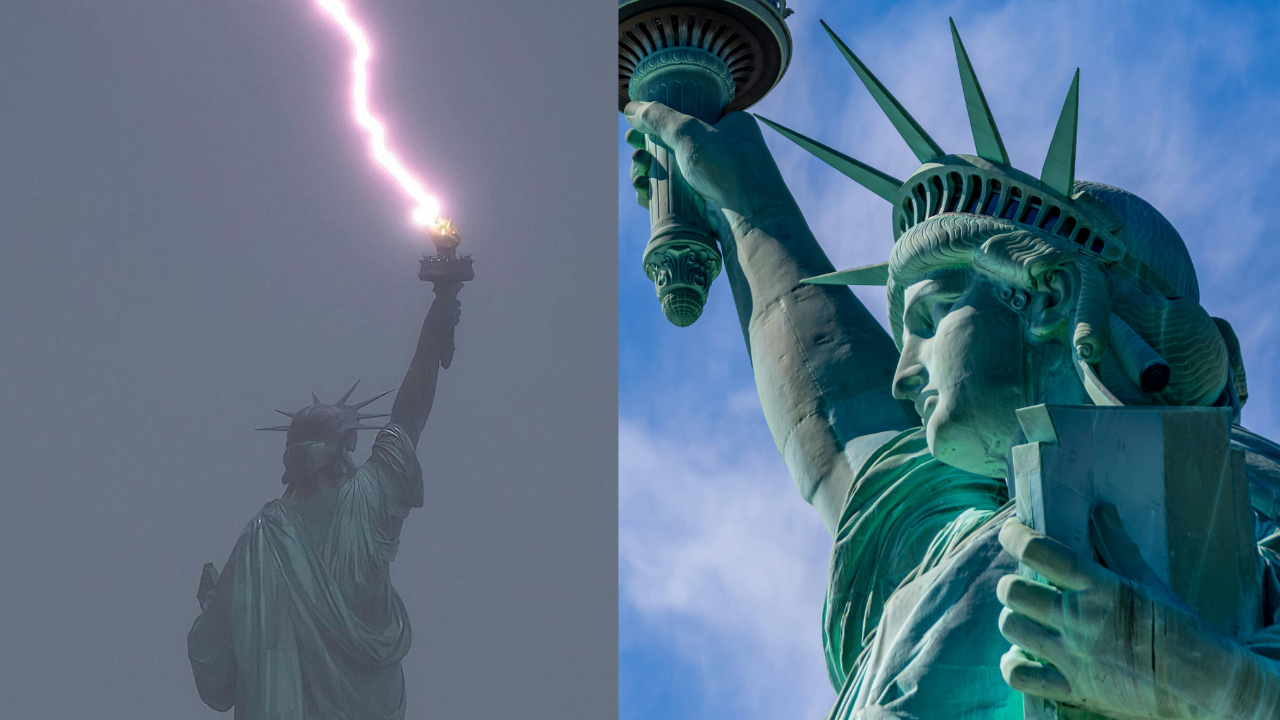 Statue of Liberty Shakes During Earthquake