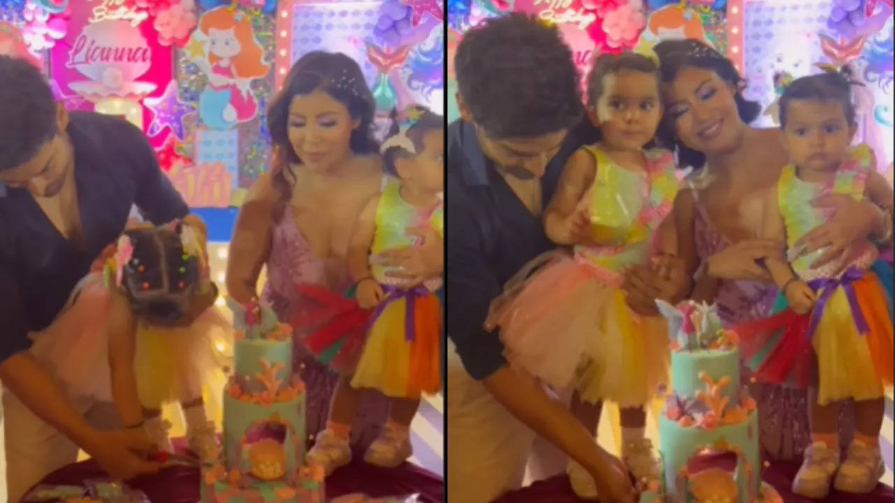 Gurmeet Choudhary-Debina Bonnerjee Host Mermaid Theme Birthday Bash For daughter Lianna's 2nd B'day; Watch