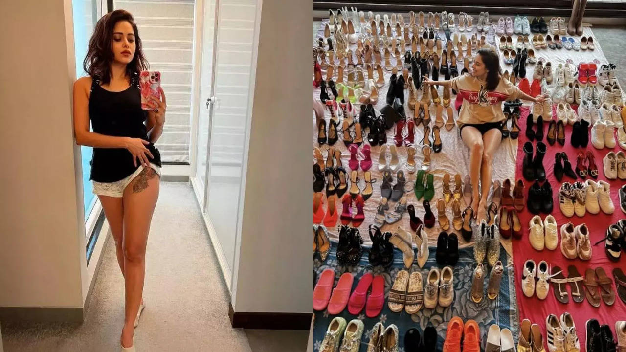 Nush And Her Shoe Factory! Nushrratt Bharuccha's INSANE Footwear Collection Demands Your Attention