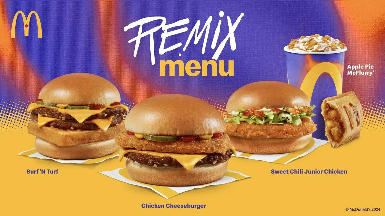 The New McD Remix Menu