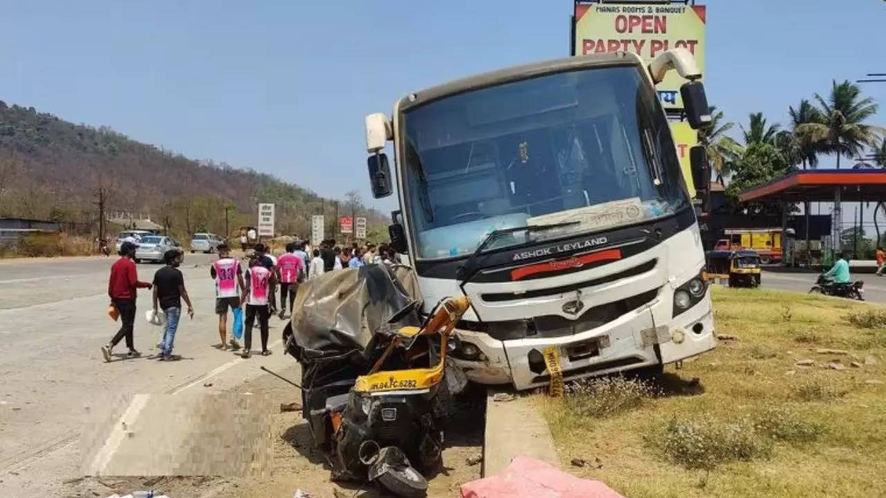 Mumbai Goa Highway Bus Accident