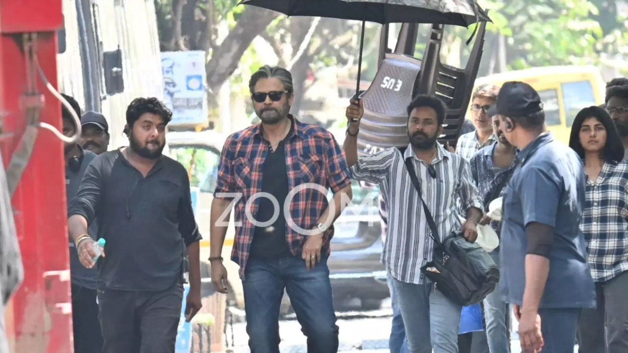 Venkatesh Daggubati SPOTTED Shooting For Rana Naidu