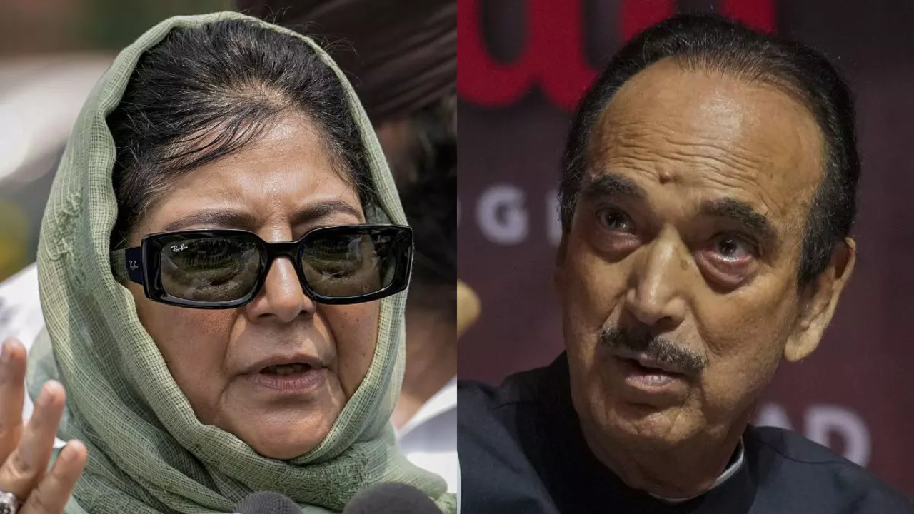 Mehbooba Mufti will contest against Ghulam Nabi Azad from Anantnag