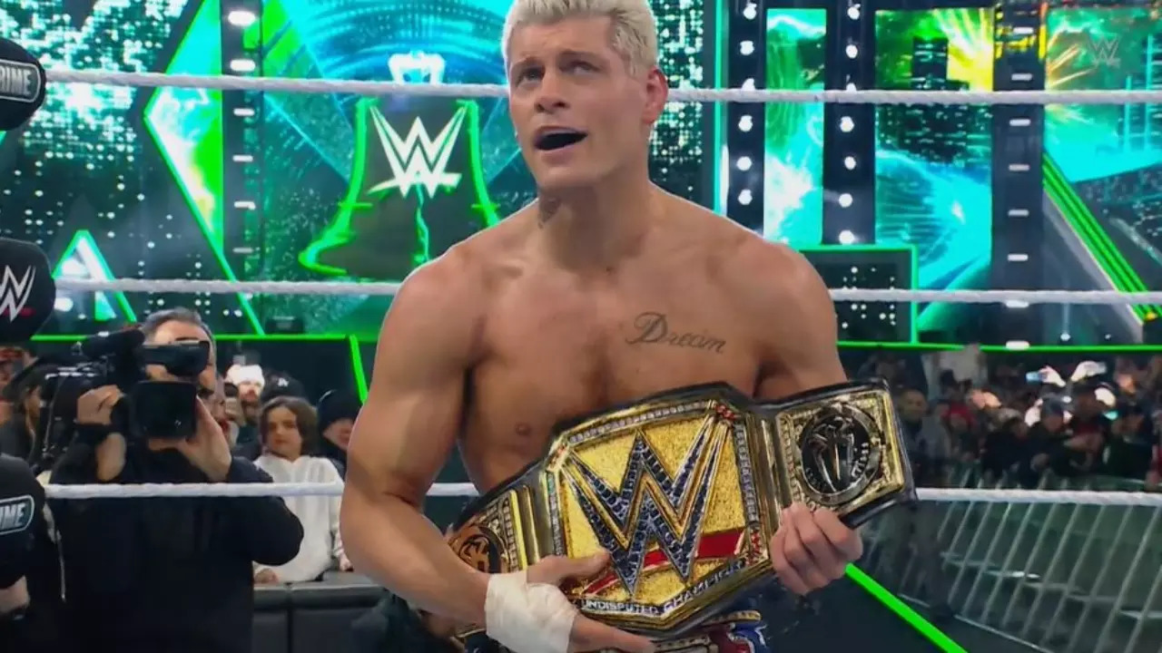 WWE WrestleMania 40 Night 2 Results Highlights Cody Rhodes Conquers Roman Reigns John Cena-Undertaker Cameo Damian Priest New Heavyweight Champion