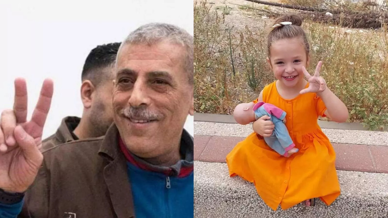 Walid Abu Daqqa And His Daughter Milad