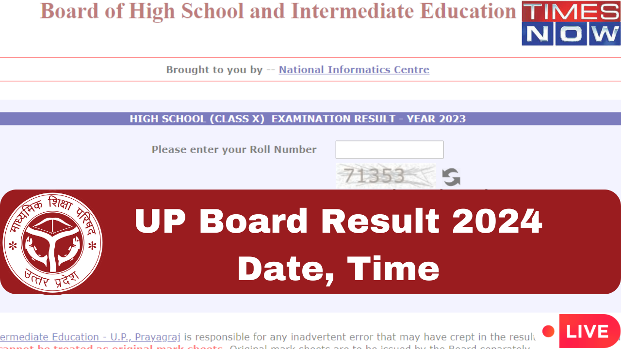 Sarkari Result 10th 12th UP Board LIVE UPMSP UP Board Result Date Time Updates UP Result 2024 Soon on upresultsnicin