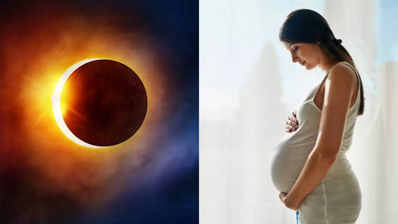 solar elipse pregnant woman.