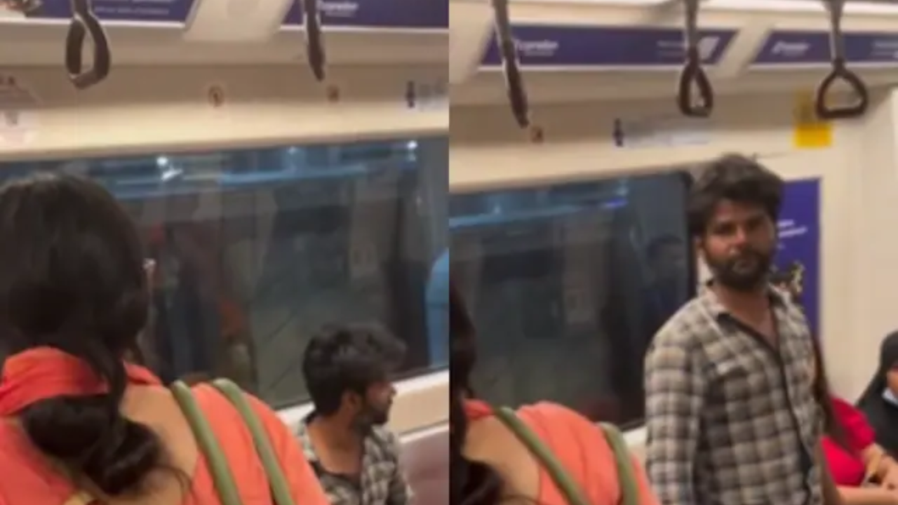 Watch: Drunk Man Enters Women Coach in Delhi Metro, Video of Scuffle Goes  Viral | Viral News - Times Now