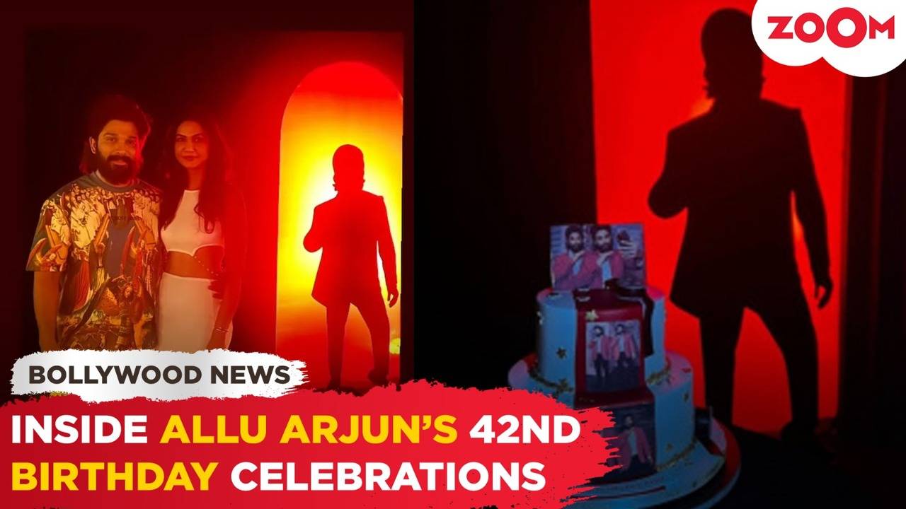 Sneak Peek Into Allu Arjun's Midnight Birthday Celebrations 