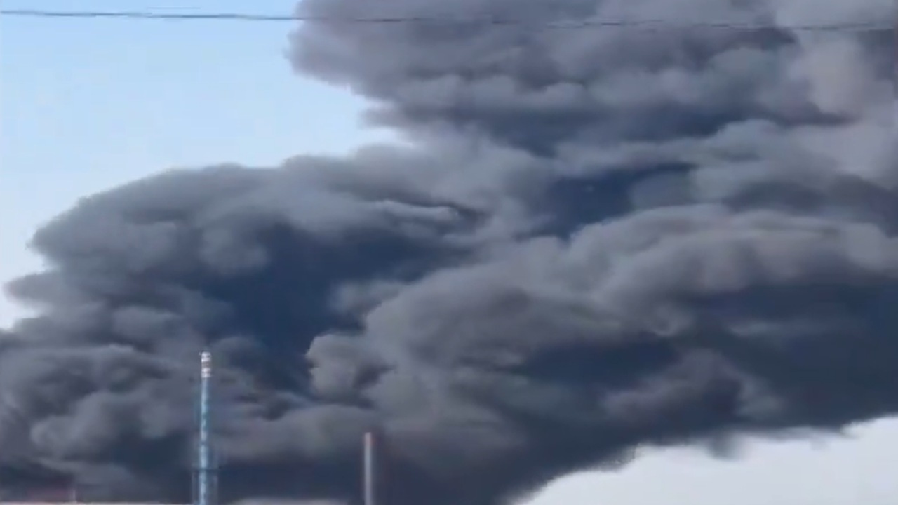 Fire At Chemical factory