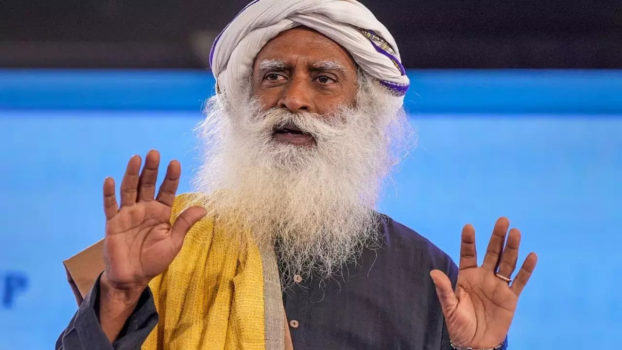 Spiritual leader Sadhguru