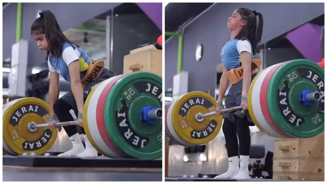 Who Is Arshia Goswami? 9-Year Old Haryana Girl Who Deadlifts 75 Kg Like A Pro