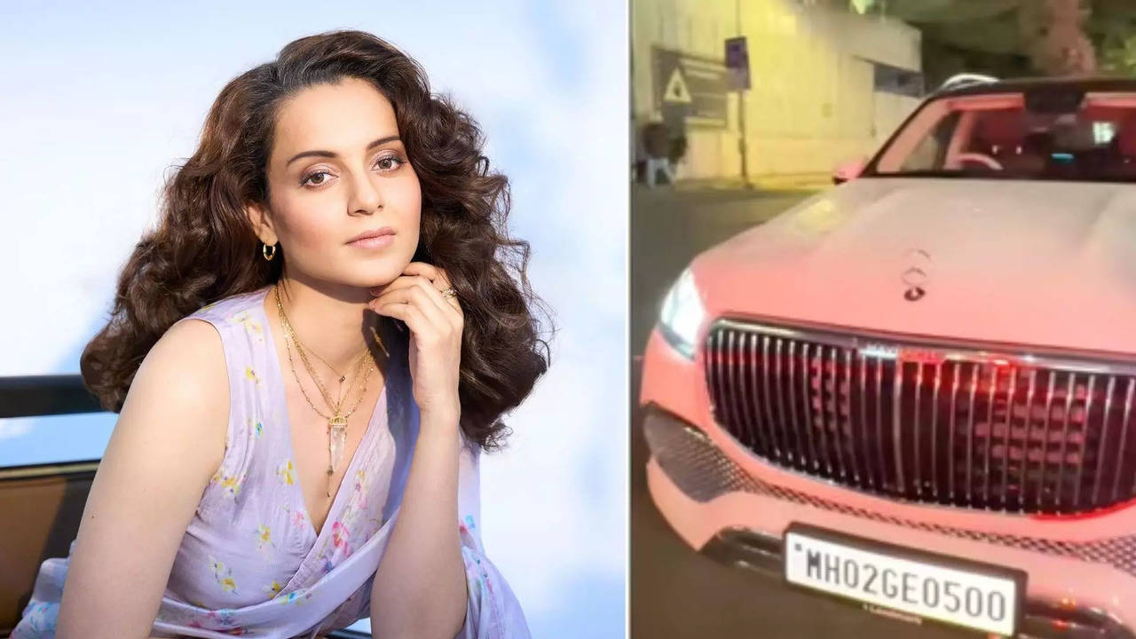 Kangana Ranaut Mercedes Times Drive