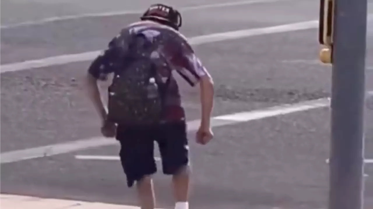 Dance Like Nobody’s Watching: Video of Man Shuffling on Footpath Scores ...