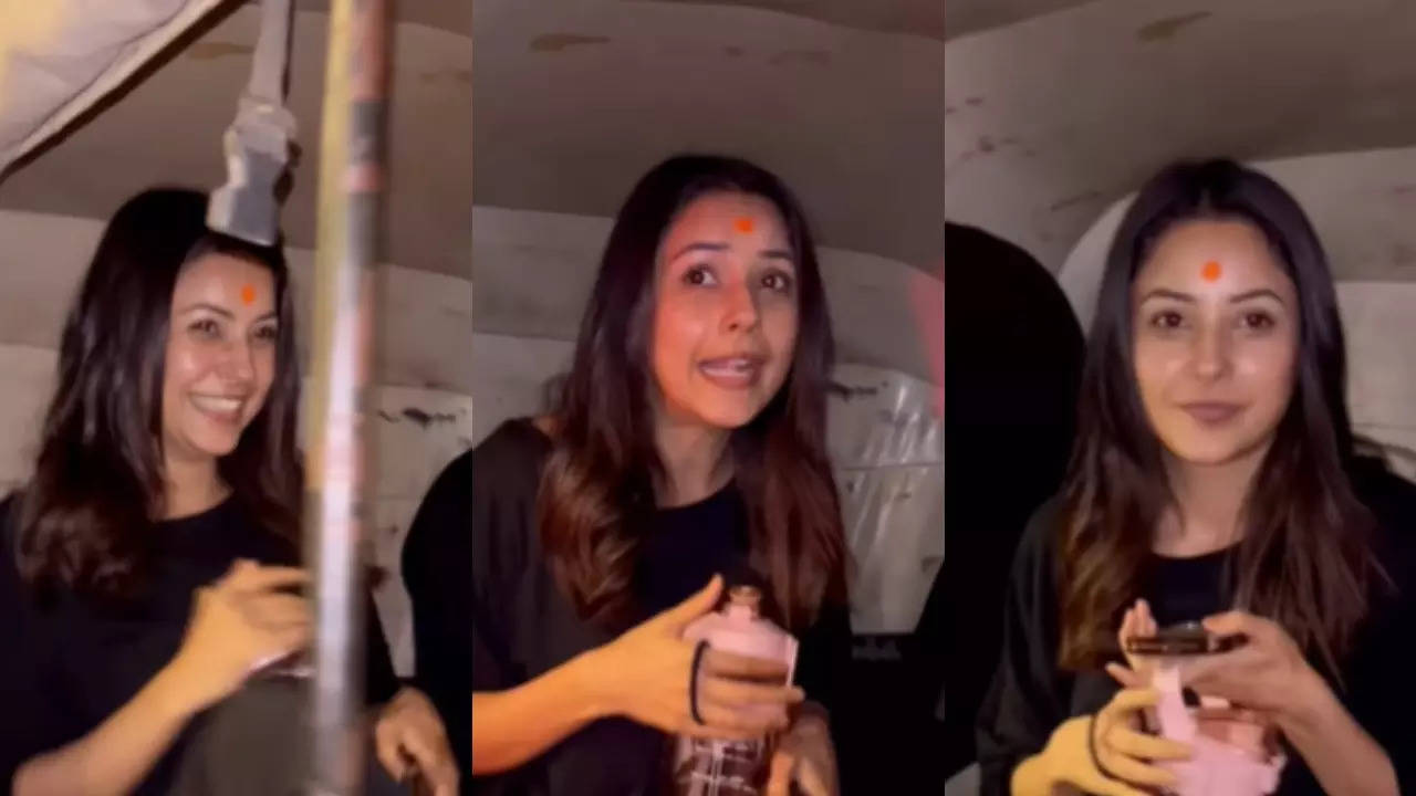 Shehnaaz Gill Ditches Car, Takes Auto Home; Internet Reacts - Watch