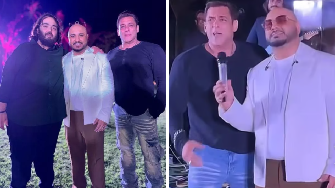 Salman Khan sings at Anant Ambani's birthday