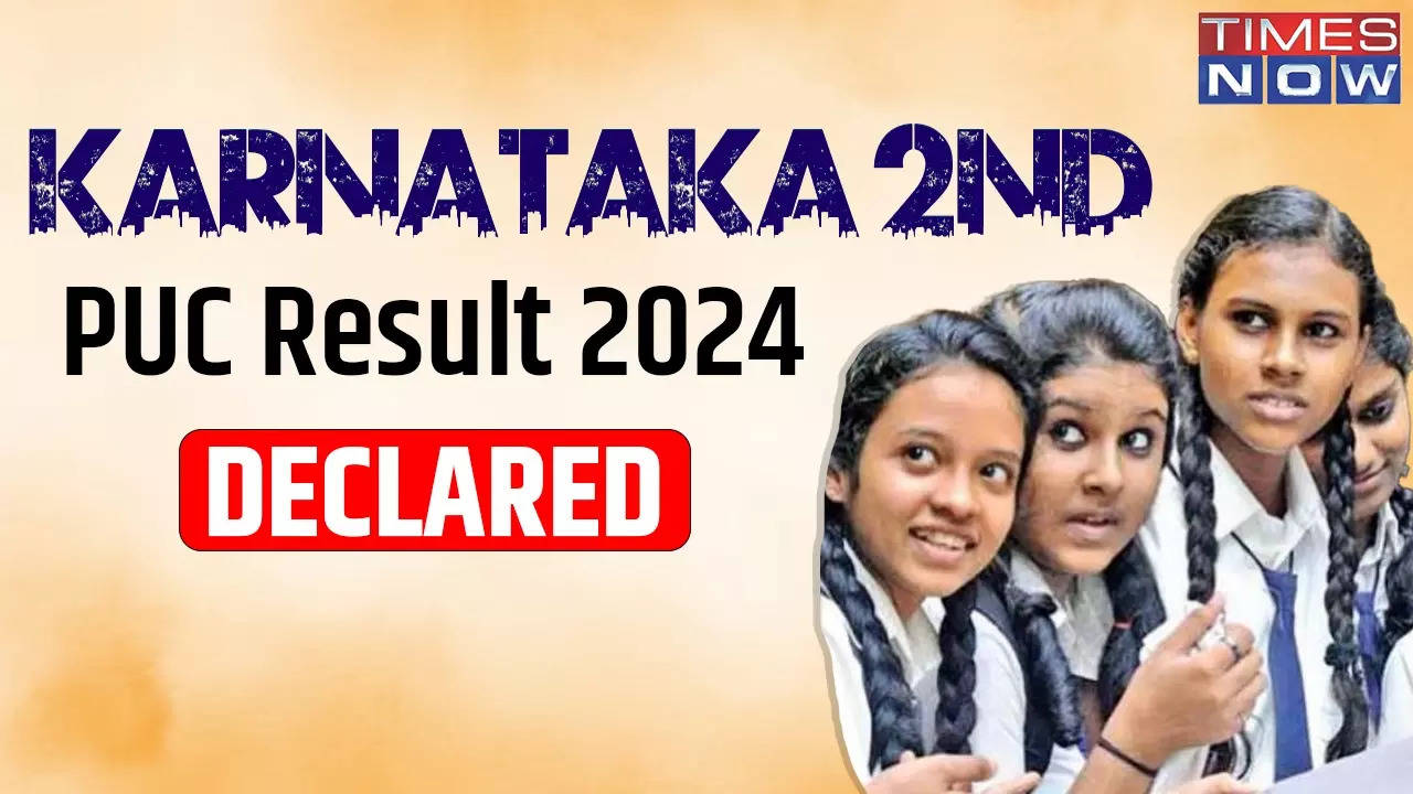 Karnataka PUC Results 2024 DECLARED