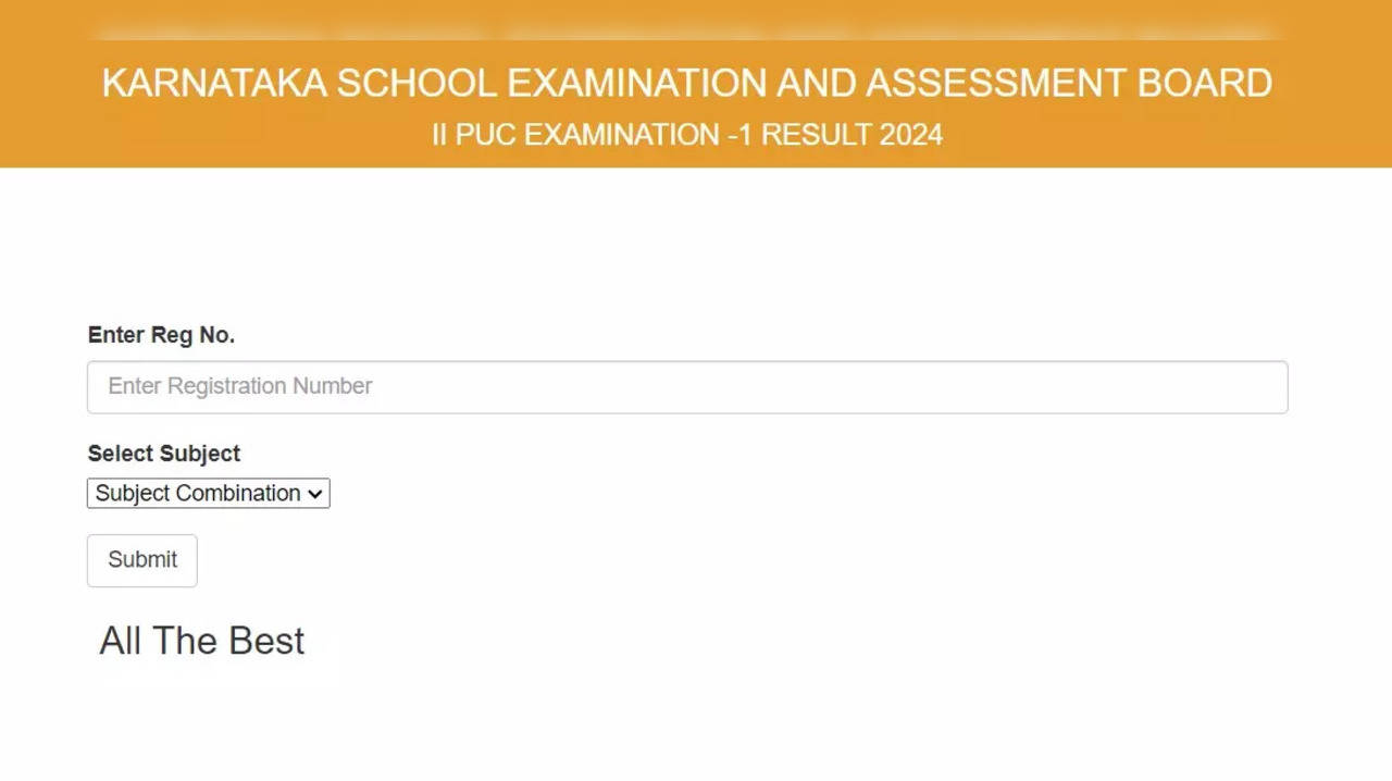 karresults.nic.in 2024 PUC Result Link Available