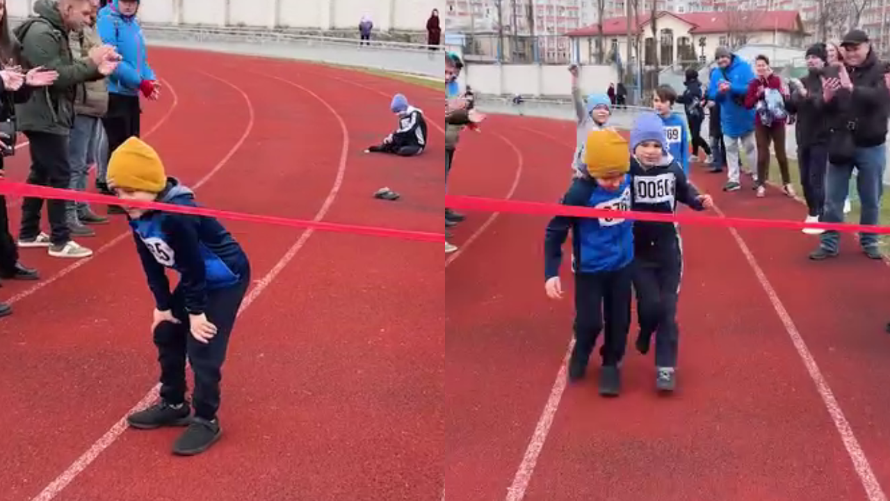 Watch: Boy's Selfless Act Helps Fallen Friend Win Race, Viral Video Melts Hearts