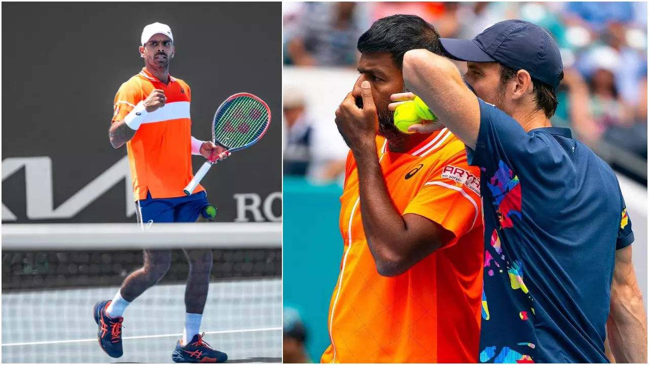 Rohan Bopanna-Matthew Eben and Sumit Nagal