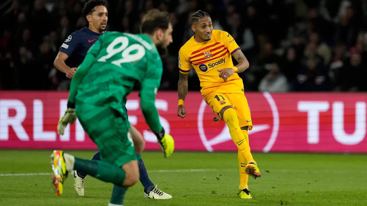 Champions League: Champions League: Raphinha Nets Brace To Salvage 3-2 ...