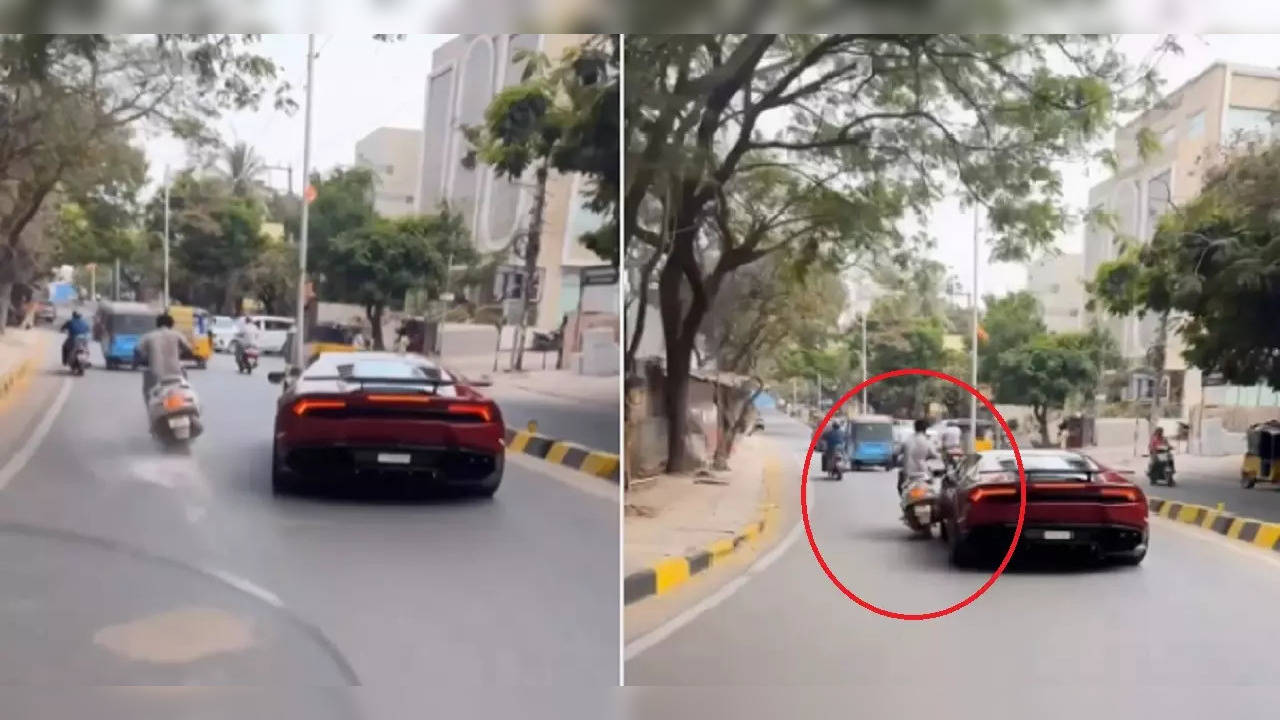 Bengaluru Lamborghini accident