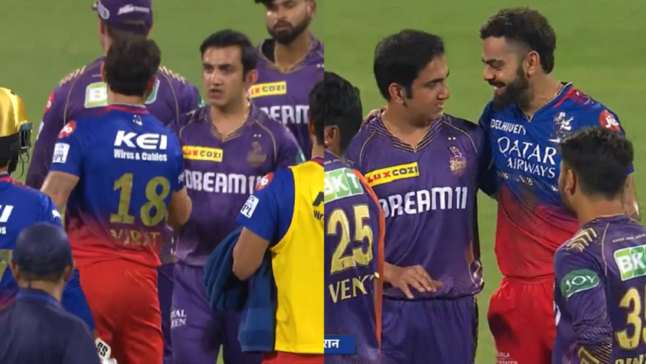 Virat Kohli talks about his hug with Gautam Gambhir