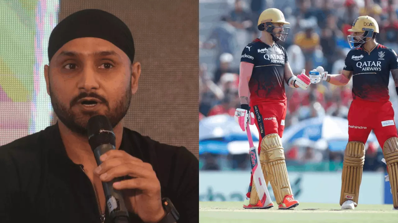 Atleast Ladai Toh Hogi: Harbhajan Singh Calls For Rcb To Remove Faf Du 