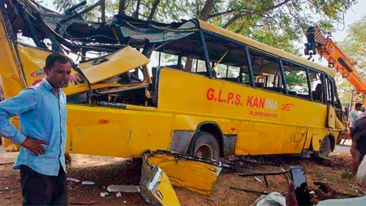 Haryana school bus accident