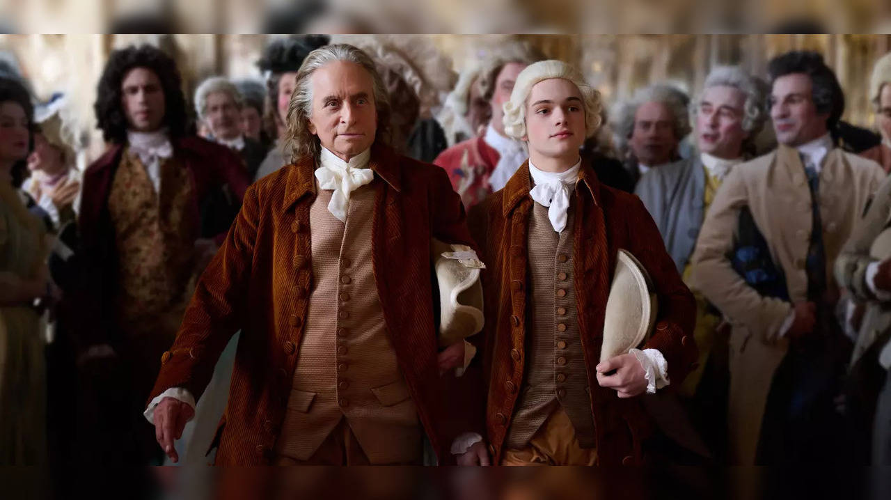 Michael Douglas as Benjamin Franklin