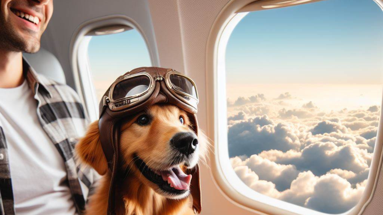 Dog On A Flight-1