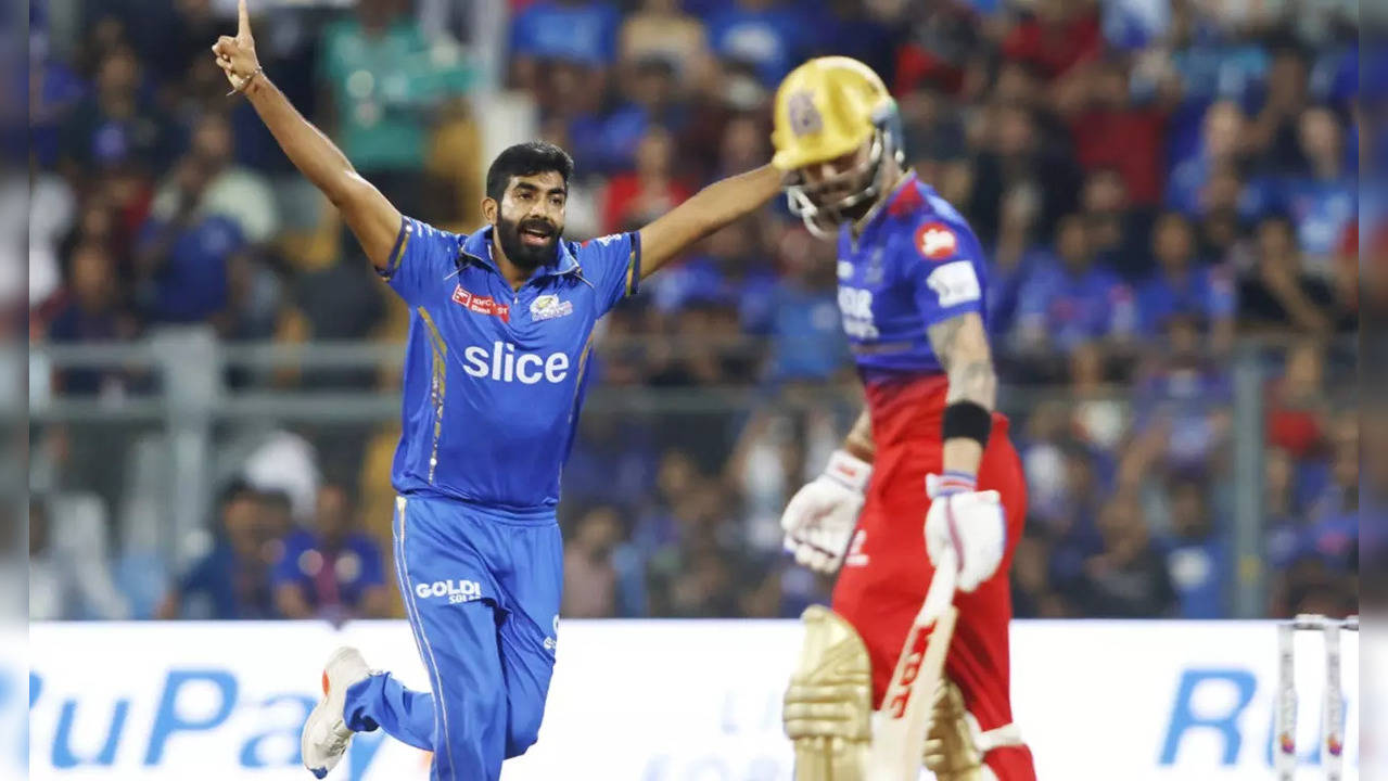 Jasprit Bumrah becomes first bowler in IPL history to take a five-wicket haul against RCB.