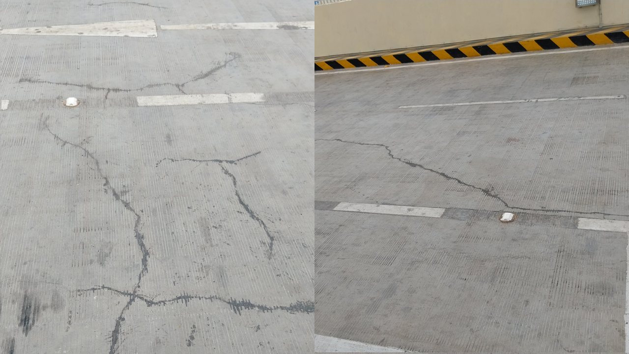 Cracks on Newly-Opened Mumbai Coastal Road