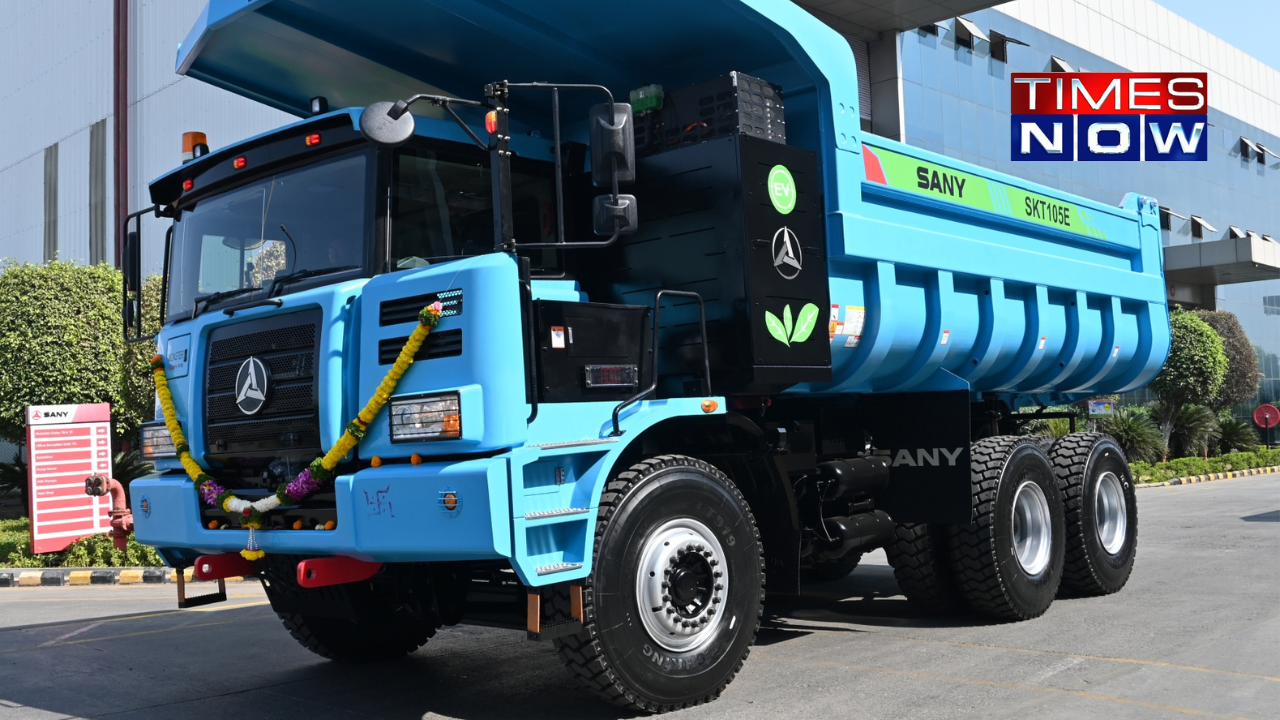 Sany SKT105E: India’s First Electric Open Cast Mining Truck Unveiled