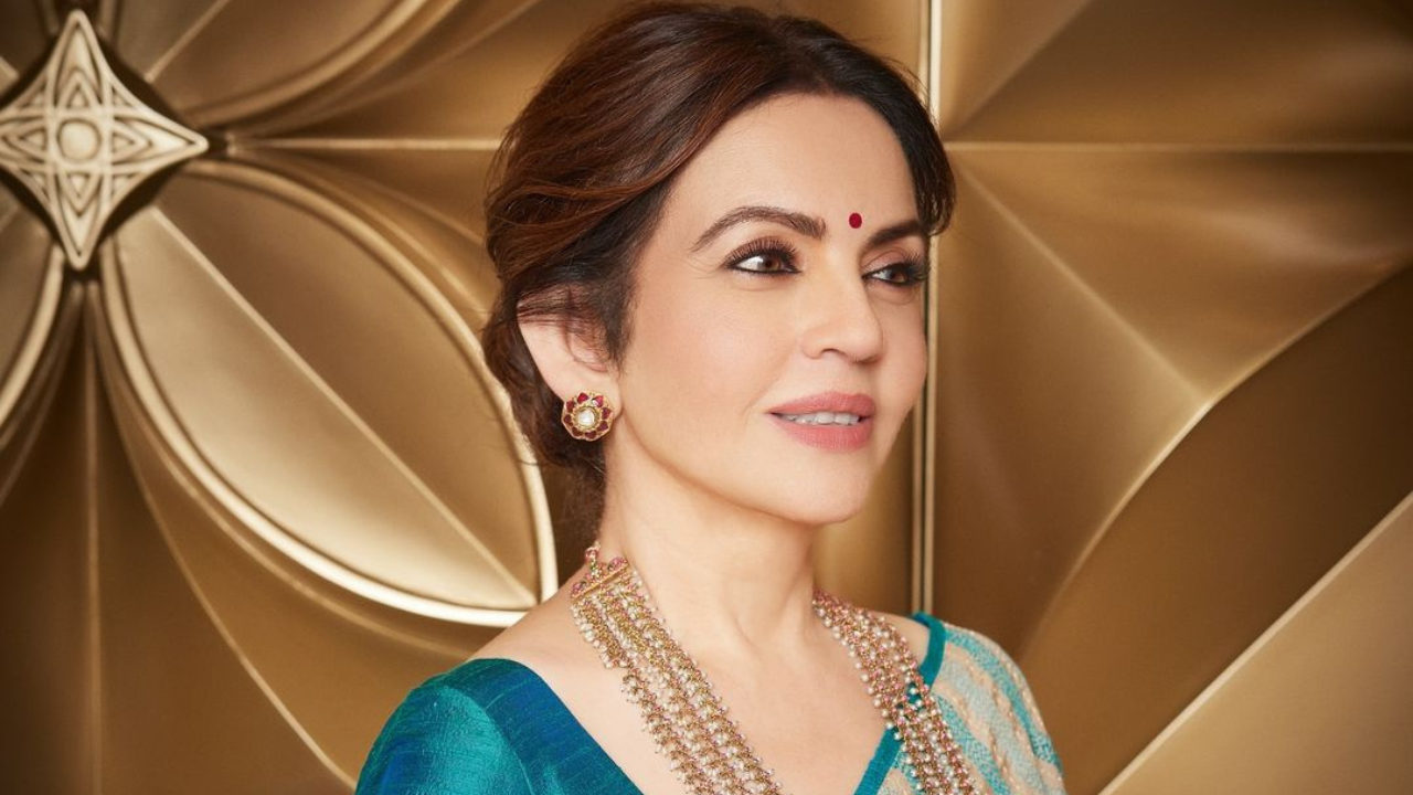 Nita Ambani's handcrafted saree