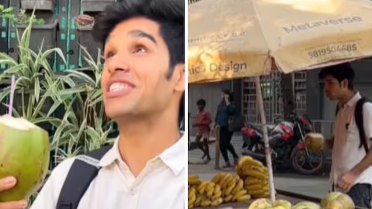 Viral Video: Man Gifts Rs 50,000 to Coconut Seller, His Reaction Wins Hearts Online